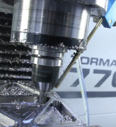 CNC machining process at MEDS India